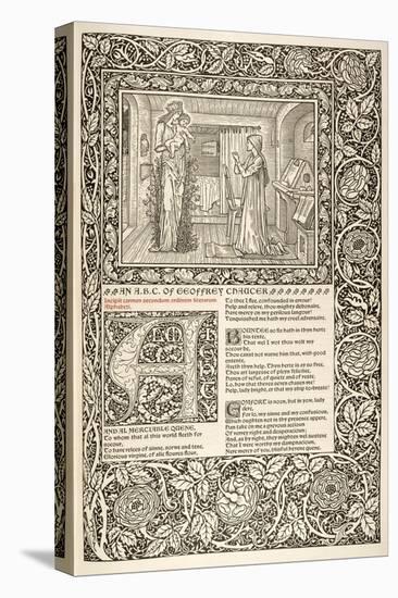 The 'Kelmscott Chaucer', Published 1896 by the Kelmscott Press-William Morris-Premier Image Canvas