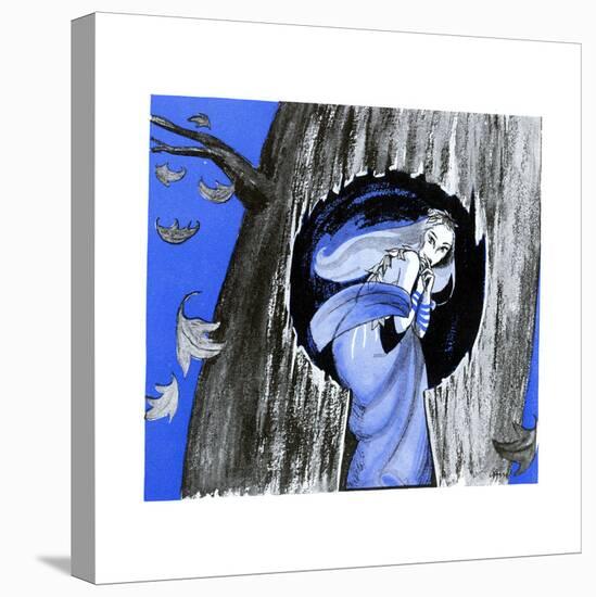 The Keyhole in the Tree Trunk - Jack & Jill-Ann Eshner-Premier Image Canvas