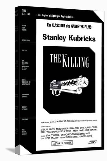 The Killing, German Movie Poster, 1956-null-Stretched Canvas