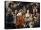 The King Drinks, or Family Meal on the Feast of Epiphany-Jacob Jordaens-Premier Image Canvas