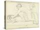 The King of the Lestrigens Seizing One of the Companions of Ulysses-John Flaxman-Premier Image Canvas