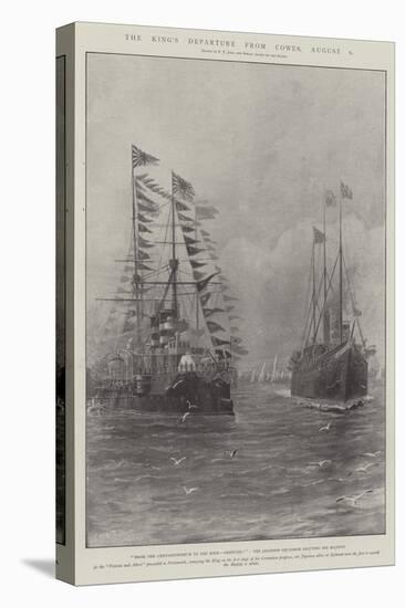 The King's Departure from Cowes, 6 August-Fred T. Jane-Premier Image Canvas