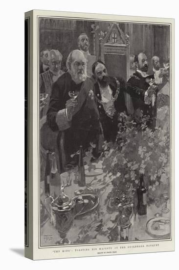 The King, Toasting His Majesty at the Guildhall Banquet-Frank Craig-Premier Image Canvas