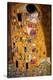 The Kiss, c.1907 (detail)-Gustav Klimt-Stretched Canvas