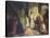 The Kiss of Peace in the Catacombs-Charles Louis Fredy de Coubertin-Premier Image Canvas