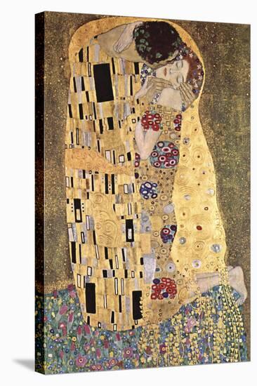 The Kiss-Gustav Klimt-Stretched Canvas