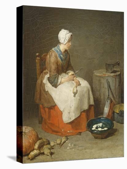 The Kitchen Maid, 1738-Jean-Baptiste Simeon Chardin-Premier Image Canvas