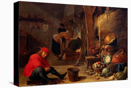 The Kitchen-David Teniers the Younger-Premier Image Canvas