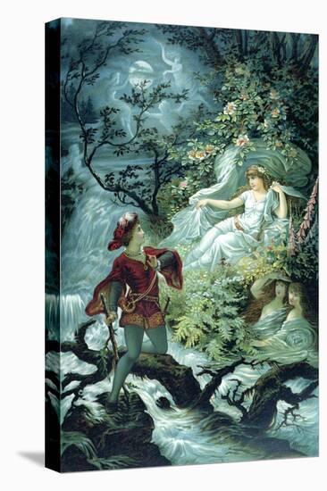 The Knight Hulbrand with Undine for the Tale 'Undine' by Baron De La Motte Fouque, 1909-Julius Hoeppner-Premier Image Canvas