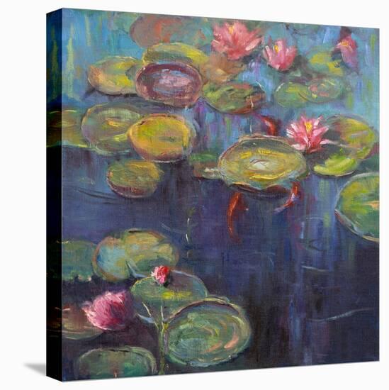 The Koi Pond, 2020 (Oil on Canvas)-Roberta Murray-Premier Image Canvas