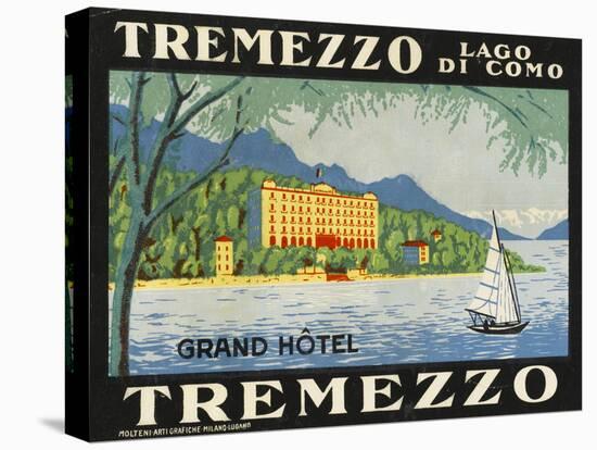 The Label for the Grand Hotel at Tremezzo on Lake Como-null-Premier Image Canvas