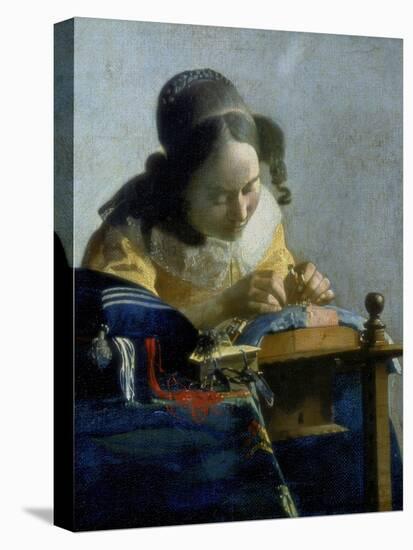 The Lace Maker, C1664-Johannes Vermeer-Premier Image Canvas