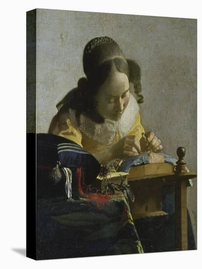 The Lacemaker, about 1665-Johannes Vermeer-Premier Image Canvas