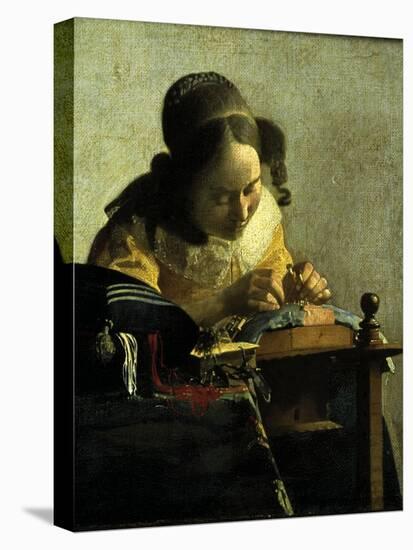 The Lacemaker-Johannes Vermeer-Premier Image Canvas