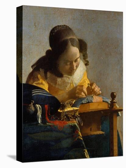 The Lacemaker-Johannes Vermeer-Premier Image Canvas
