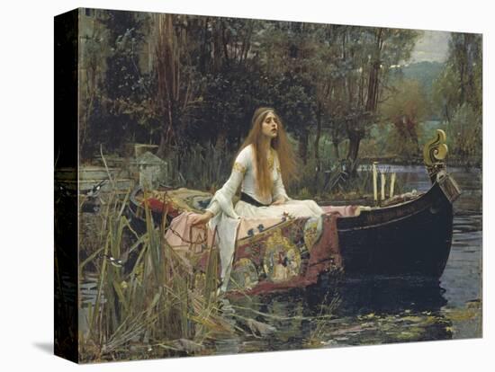 The Lady of Shalott-John William Waterhouse-Premier Image Canvas