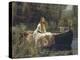 The Lady of Shalott-John William Waterhouse-Premier Image Canvas