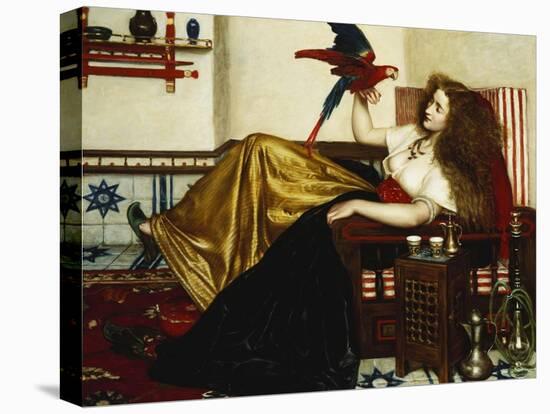The Lady of the Tootni-Nameh; or the Legend of the Parrot-Valentine Cameron Prinsep-Premier Image Canvas