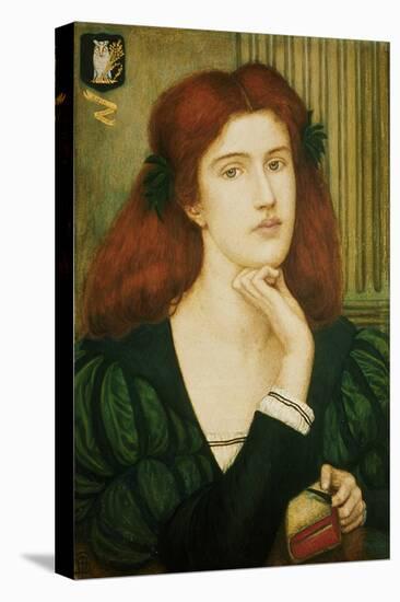 The Lady Prays-Desire (W/C and Gold Paint on Paper)-Marie Spartali Stillman-Premier Image Canvas