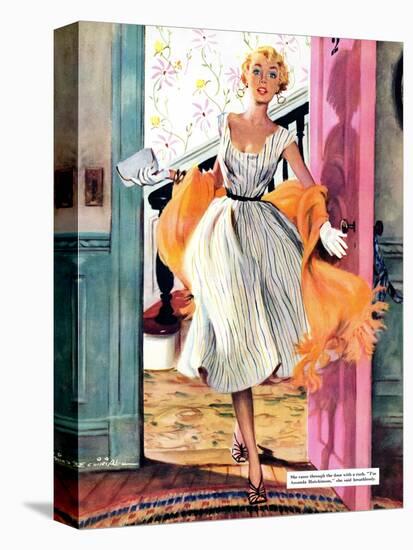 The Lady's Future - Saturday Evening Post "Leading Ladies", February 6, 1954 pg.34-Ernest Chiriaka-Premier Image Canvas