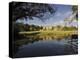 The Lake, Batsford Hall, Batsford Arboretum, the Cotswolds-David Hughes-Premier Image Canvas