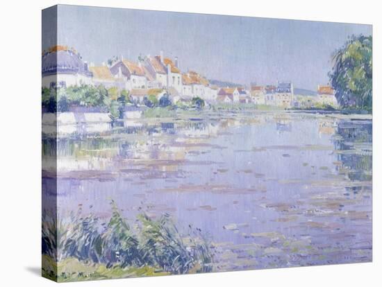 The Lake of Boitsfort, Houses of the Chausee de la Hulpe-Paul Mathieu-Premier Image Canvas