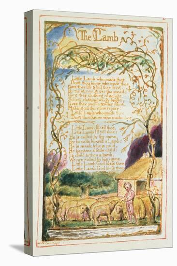 The Lamb: Plate 8 from 'Songs of Innocence and of Experience' C.1815-26-William Blake-Premier Image Canvas