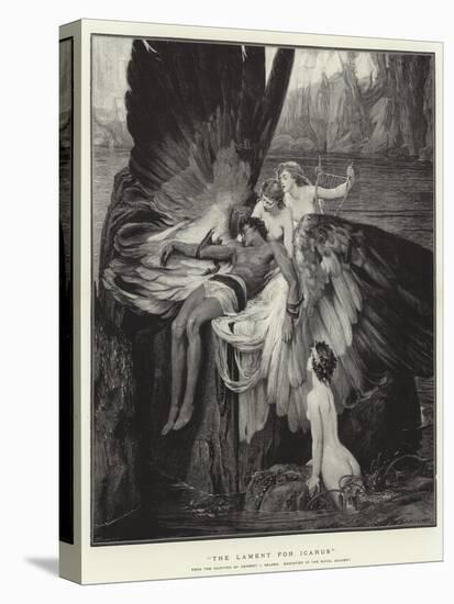 The Lament for Icarus-Herbert James Draper-Premier Image Canvas