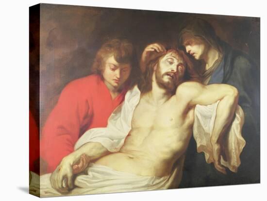 The Lamentation over the Dead Christ with the Virgin and St. John-Peter Paul Rubens-Premier Image Canvas