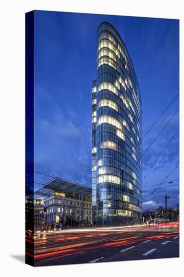The Landmark Eliptical Commercial Office Building Gap at Graf Adolf Platz in Dusseldorf-Cahir Davitt-Premier Image Canvas