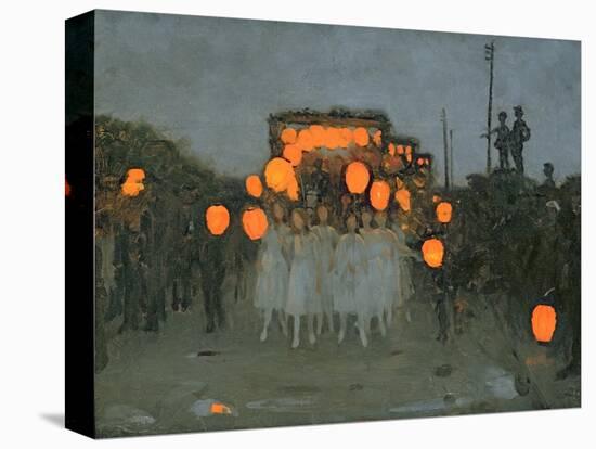 The Lantern Parade c.1918-Thomas Cooper Gotch-Premier Image Canvas