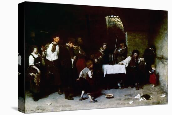 The Last Day of a Condemned Man in Hungary, 1870-Mihaly Munkacsy-Premier Image Canvas