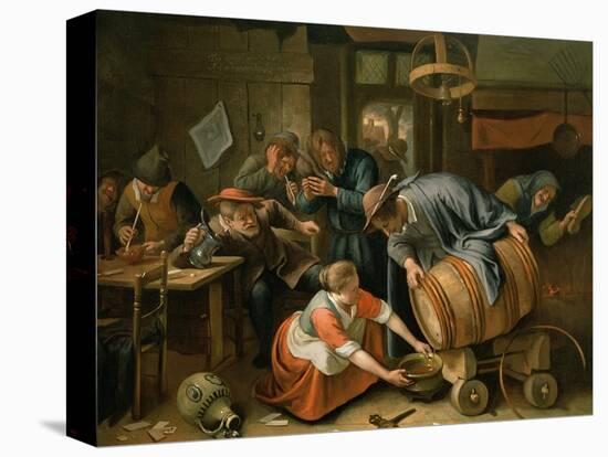 The Last Drop-Jan Havicksz. Steen-Premier Image Canvas