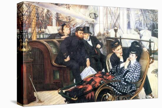 The Last Evening-James Tissot-Stretched Canvas
