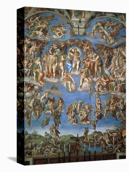 The Last Judgement, 1534-41-Michelangelo Buonarroti-Premier Image Canvas