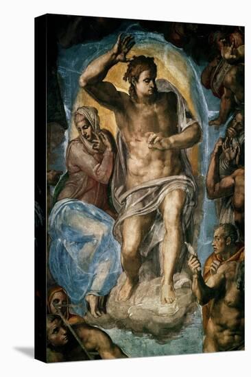 The Last Judgment (Detail)-Michelangelo-Premier Image Canvas