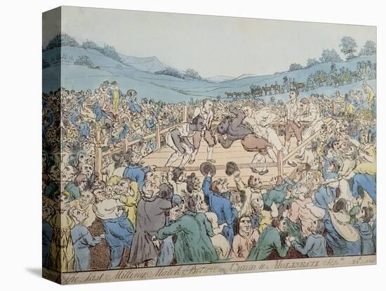 The Last Milling Match Between Cribb and Molineaux, September 28th 1811-Thomas Rowlandson-Premier Image Canvas