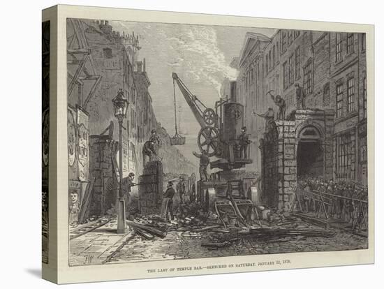 The Last of Temple Bar, Sketched on Saturday, 12 January 1878-Frank Watkins-Premier Image Canvas