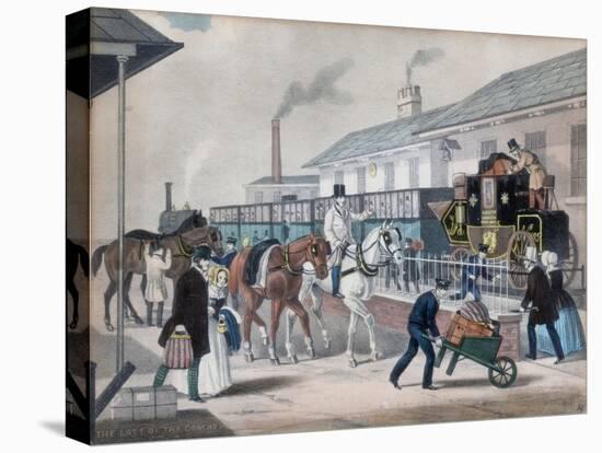 The Last of the Coaches, C1840-null-Premier Image Canvas