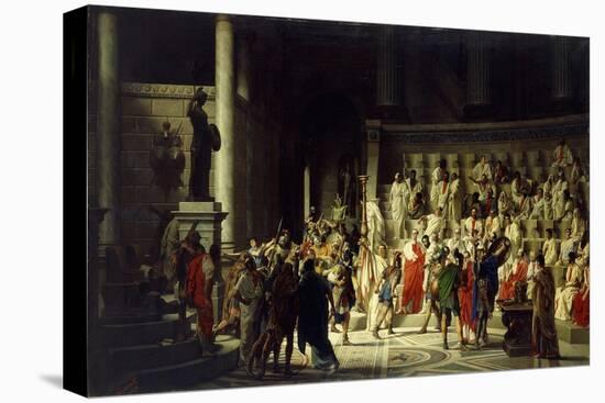 The Last Senate of Julius Caesar, 1867-Raffaelle Gianetti-Premier Image Canvas