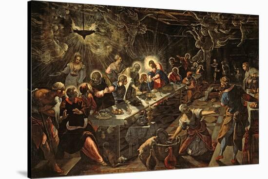 The Last Supper, 1594-Jacopo Robusti Tintoretto-Stretched Canvas