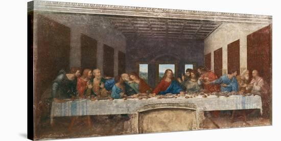 The Last Supper, c.1498-Leonardo da Vinci-Stretched Canvas
