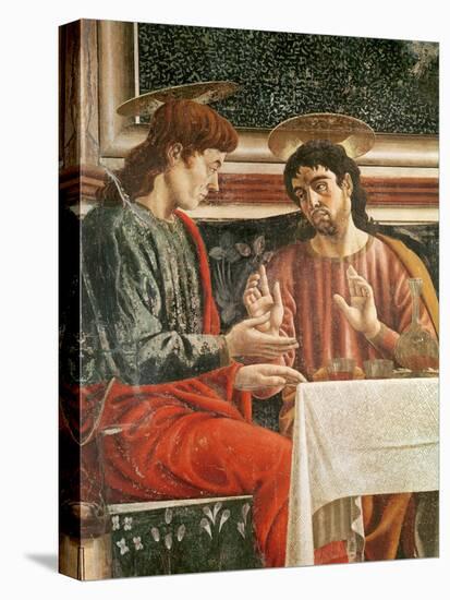 The Last Supper, Detail of Saint Matthew and Saint Philip, 1447-Andrea Del Castagno-Premier Image Canvas