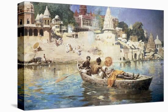 The Last Voyage-A Souvenir of the Ganges, Benares, 1885-Edwin Lord Weeks-Premier Image Canvas