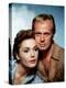 THE LAST WAGON, 1956 directed by DELMER DAVES Felicia Farr and Richard Widmark (photo)-null-Stretched Canvas