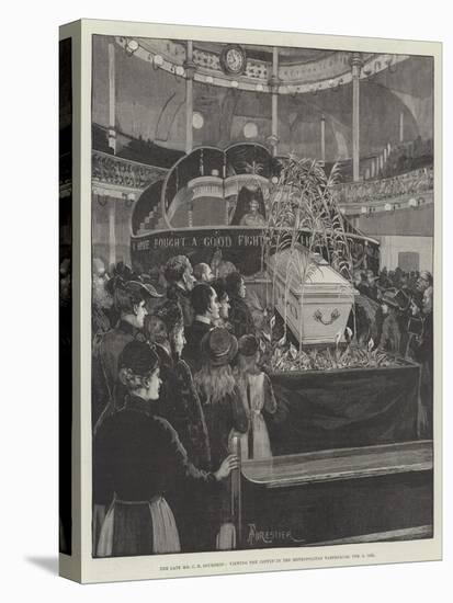 The Late Mr C H Spurgeon, Viewing the Coffin in the Metropolitan Tabernacle, 9 February 1892-Amedee Forestier-Premier Image Canvas