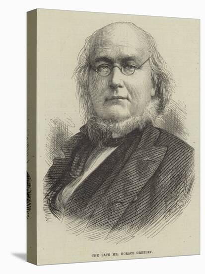 The Late Mr Horace Greeley-null-Premier Image Canvas