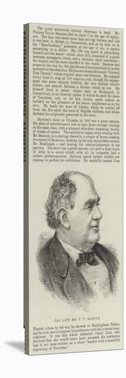 The Late Mr P T Barnum-null-Premier Image Canvas