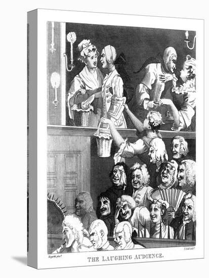 'The Laughing Audience' by William Hogarth-William Hogarth-Premier Image Canvas