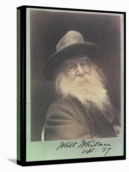 'The Laughing Philosopher', a Portrait of Walt Whitman (1819-91) September 1887-George C. Cox-Premier Image Canvas